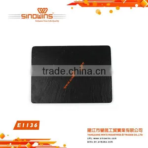 E1136 Rectangle Shape Sushi Serving Dish Plate Rock Board Slate thumbnail-1