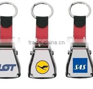 Custom Logo Mini Aircraft Buckle Seatbelt Keychain for Star Alliance Airlines Corporate Gift & Merchandise thumbnail-5