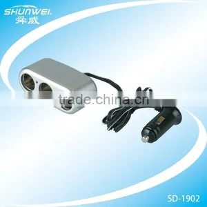 3 Way Blue LED Indicator 10A 12v 3 Pin Socket thumbnail-1