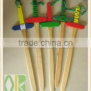 Custom Handmade Wooden Kids Toy Swords for Sale thumbnail-1