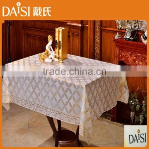 Easy Wipe Tablecloth Lace Embossed Vinyl Tablecloth Oilcloth thumbnail-1