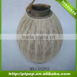Classic Handmade Wood Candle Lantern for Garden thumbnail-1
