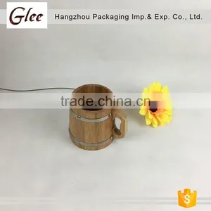 Factory New Style Big Size Cheap Price Wooden Custom Tea Cup thumbnail-2