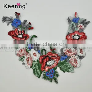Custom Made Embroidery Patch Sew On/Iron On Embroidery Patch From Keering WEF-754 thumbnail-2