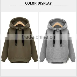 2016 Autumn and Winter Women Sweatshirts Long-sleeved Fleece Women Hooded Sweatshirts thumbnail-3