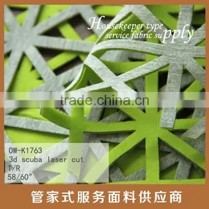 POLY AND RAYON 3D SCUBA LASER CUT FABRIC thumbnail-5
