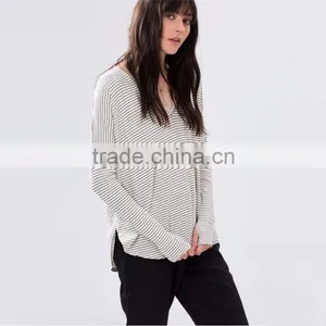 Top 10 T Shirt Brands Loose Long Sleeve T Shirt thumbnail-1