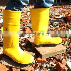 Safety Boots Steel Toe,mining Safety Boots,yellow Pvc Boots thumbnail-1