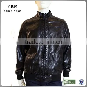 2014 New Leather Jackets for Men,leather Jacket Men,mens Jackets thumbnail-1