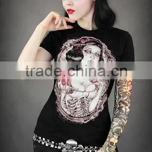 2016 Custom T-shirt/black t Shirt/ Plain t Shirt/blank t Shirt/printing- t Shirt thumbnail-1