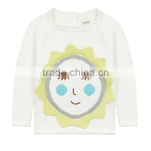 S17685A Kids Clothes Knitted Sweater Girls Pullovers Sweaters thumbnail-5