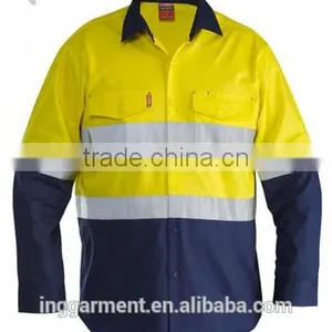 Personalized Durable Hi-Vis Working Shirt thumbnail-1