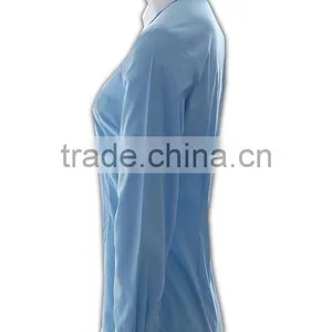 ISO 9001 Audit Factory Stiff Collar T/C Women Office Shirt thumbnail-3