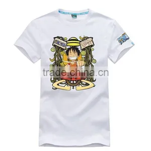 Good Quality Custom Heat Transfer Printing Cotton/ Spandex t Shirts thumbnail-1