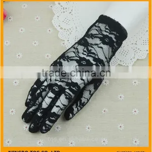 Women Lace Plus Size Wedding Gloves thumbnail-3