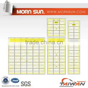 Professional 2.5mm Thickness Arcylic Sewing Quilting Patchwork Ruler Kit thumbnail-1