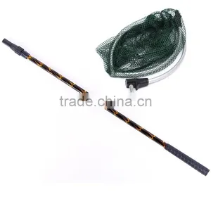 Wholesale Price Top Quality Retractable Aluminum Alloy Pole Foldable Folding Fishing Landing Net Tackle thumbnail-6