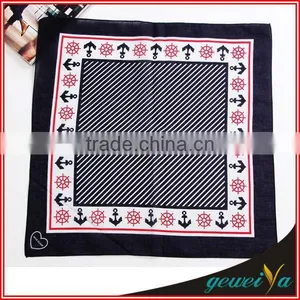 2014 Fashion Anchor Printing Men Cotton Handkerchiefs thumbnail-1