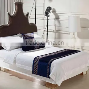 King Size Hotel Bed Sheets 100% Cotton White Duvet Cover Sets thumbnail-4
