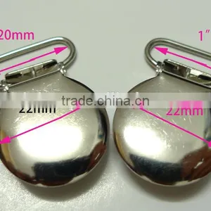 Round 1 Inch Enamel Suspender Passy Binky Pacifier Mitten Clip thumbnail-6