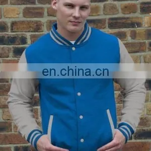 Unisex Fashion Varsity Jacket -Kids Light Jacket - Navy/white From Pakistan thumbnail-1