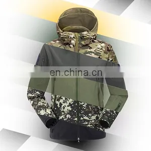 Top Sale Custom Waterproof Blank Tactical Softshell Jacket For Unisex thumbnail-1