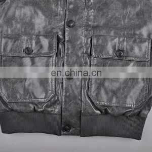 2015 Lastest Fashion Mens Handsome Spring Sliver pu Reflective Jacket thumbnail-6
