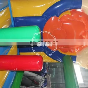 4 in One Jumping Pad Children's Games Combo With Slide Baby Bouncer thumbnail-5