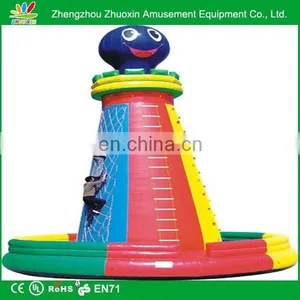 Leisure,amusement Hot Sale Inflatable Climbing Wall Round Bottom With Smile Face Ball thumbnail-1
