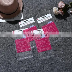 Promotional Custom Printing Opp Necklace Pouch Bag With Circular Hole thumbnail-1