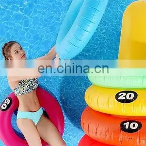 Inflatable Swim Ring Target Toss Game thumbnail-1