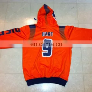 High Quality Sublimation Orange Hoodies thumbnail-2
