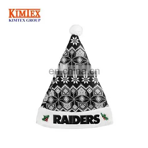 2017 Custom Logo Holiday Knit Santa Hat thumbnail-3