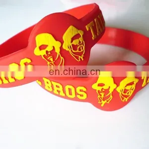 Embossed Figured Silicone Bracelets thumbnail-2