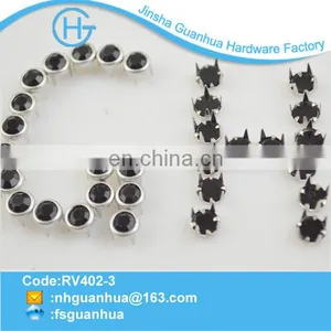 RV402 GH GOLA 8 Prong With Decorative Rhinestone Studs thumbnail-1