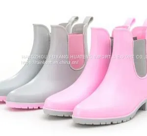 Hi-Q Popular Style Women Shoes,New Fashion Lady Rain Shoes,Recreation Rain Shoes,Elastic Ladies Rain Shoe thumbnail-2