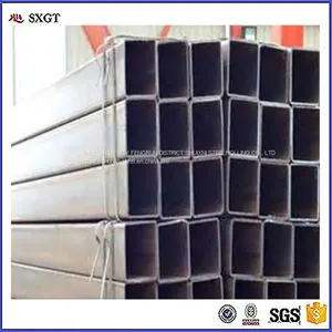 Carbon Steel Welded Black Rectangular Pipe Made in Tangshan thumbnail-3