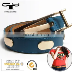 2018 Fashion and Popular on Market Thick Leather h Buckle Belt thumbnail-1
