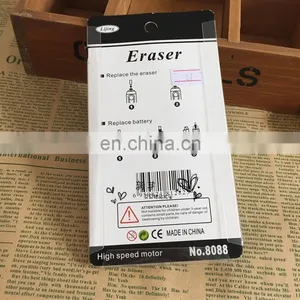Hot Selling Electronic Eraser High Speed Motor Electric Erasers Blister Card Packing Erasers thumbnail-4