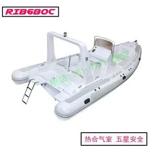 RIB680 1.2mm PVC Thermowelded Tube Rigid Inflatable Boat thumbnail-1