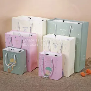 Luxury Retail Large Paper Custom Bag Print Logo thumbnail-1
