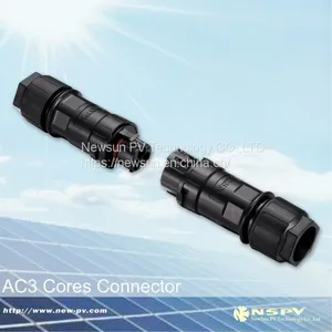 Solar AC3P and 5P Connector With TUV Approval for Solar Inverter thumbnail-2