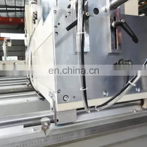 High Efficiency CNC Cutting Machine Aluminum Window Door Making Double Head Mitre Saw thumbnail-4
