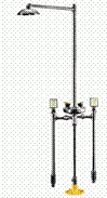 Automatic Emptying Eyewash Device Laboratory Medicine, Chemical, Petrochemical, Electronics, Hazardous Work Area of Semi-conductor Companies thumbnail-1