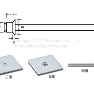 Factory Supply High Quality Steel Blind Rivets POP Pull Thru Pt Rivet thumbnail-1