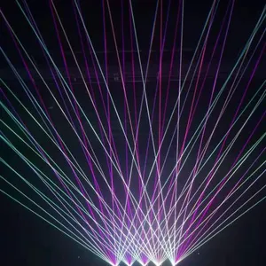 20w 50k Scanner Outdoor RGB Waterproof Lawn Stage Motion Laser Light Star Projector thumbnail-4