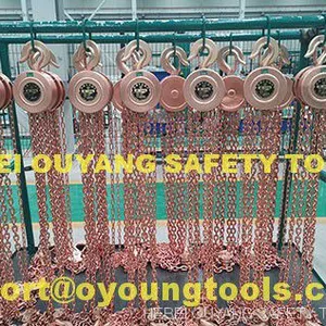 Spark Resistant Lifting Chain Hoist Block Cap 0.5-2 TON,Copper Beryllium ATEX FM Certificate thumbnail-2