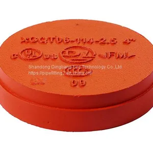 Ductile Iron Pipe Fittings End Cap With or Without Hole thumbnail-1