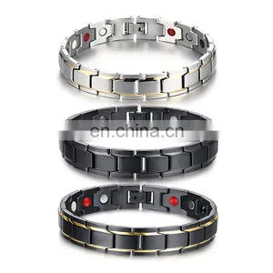 Guangzhou Factory Steel Jewelry Ion Bracelet Energy Balance Health Energy Bracelet thumbnail-1