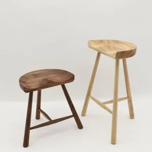 Mid Century Furniture Werner Design Shoemaker Bar Chair Arhaus Wooden Bar Stool With Back Solid Wood Bar Stool Bar Stool Office Chair thumbnail-4